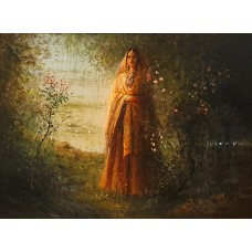 A. Q. Arif, 18 x 24 Inch, Oil On Canvas, Figurative Painting, AC-AQ-396