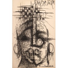 A. S. Rind, 21 x 14 Inch, Charcoal On Paper , Figurative Painting, AC-ASR-413