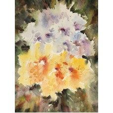 Abdul Hayee, 11 x 15 inch, Watercolor on Paper, Floral Painting, AC-AHY-014