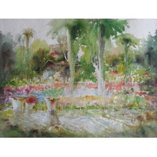 Abdul Hayee, 20 x 25 Inch, Watercolor on Papers, Landscape Painting,AC-AHY-002
