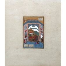 Abida Dahri, Traditional Persian, 14 x 18 Inch, Gouache On Wasli, Miniature Painting, AC-ADH-005