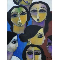 Abrar Ahmed, 18 x 24 Inch, Oil on Canvas, Figurative Painting, AC-AA-109