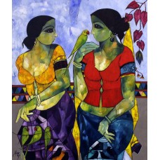 Abrar Ahmed, 36 x 30 Inch, Oil on Canvas, Figurative Painting, AC-AA-250