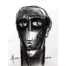 Abrar Ahmed, 9 x 12 Inch, Charcoal On Paper , Figurative Painting, AC-AA-117