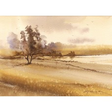 Arif Ansari, 11 x 15 Inch, Watercolor on Paper, Landscape Painting, AC-AA-071