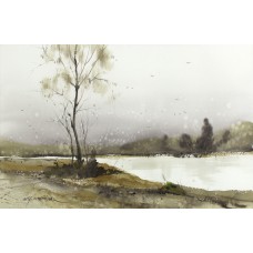 Arif Ansari, 15 x 22 Inch, Water Color on Paper, Landscape Painting, AC-AA-052