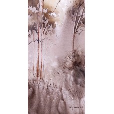 Arif Ansari, 6 x 11 inch, Water Color on Paper, Landscape Painting, AC-AA-007