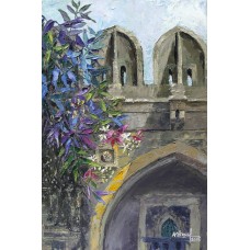 Ashraf, 12 x18 Inch, Oil on Canvas, Floral Painting, AC-ASF-006