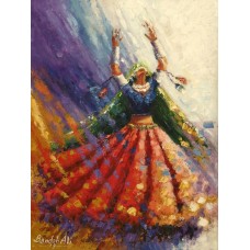 Bandah Ali, 18 x 24 Inch, Acrylic on Canvas, Figurative-Painting, AC-BNA-031