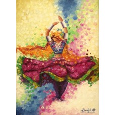 Bandah Ali, 18 x 24 Inch, Acrylic on Canvas, Figurative-Painting, AC-BNA-032