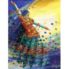 Bandah Ali, 18 x 24 Inch, Acrylic on Canvas, Figurative-Painting, AC-BNA-038