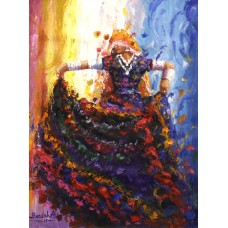 Bandah Ali, 18 x 24 Inch, Acrylic on Canvas, Figurative-Painting, AC-BNA-040