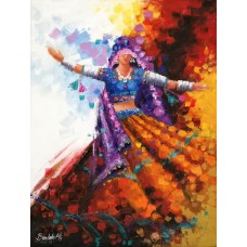 Bandah Ali, 18 x 24 Inch, Acrylic on Canvas, Figurative-Painting, AC-BNA-044