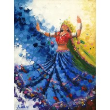 Bandah Ali, 18 x 24 Inch, Acrylic on Canvas, Figurative-Painting, AC-BNA-045
