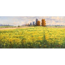 Danish Khan, 20 x 40 Inch, Oil on Canvas, Landscape Painting, AC-DNK-005