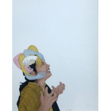 Faiza Mangro, 7 x 9 Inch, Gouache on Wasli, Miniature Painting, AC-FZMG-004