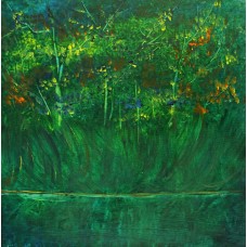 Farkhanda Shehzad, 12 x 12 Inch, Oil on Canvas, Landscape Painting, AC-FKS-003