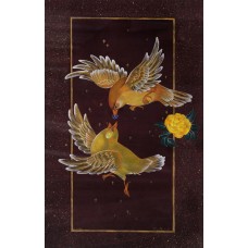 Hoorelaiba Rafiq Sheikh, Golden Desire, 20.3 x 13 Inch, Gouache on Wasli, Mughal Painting, AC-HLRS-003