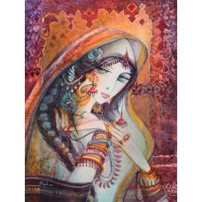 Hajra Mansoor, 18 X 24 Inch, Watercolor on Paper, Figurative Painting, AC-HM-051