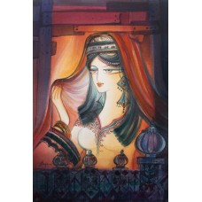 Hajra Mansoor, 20 x 30 inch, Acrylic on Canvas, Figurative Painting, AC-HM-004