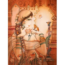 Hajra Mansoor, 21 X 27 Inch, Watercolor on Paper, Figurative Painting, AC-HM-028