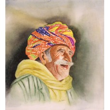 Imtiaz Ali, 12 x 14 Inch, Watercolor On Paper, Figurative Painting, AC-IMA-014