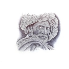 Imtiaz Ali, 13 x 15 Inch, Pen & Ink On Paper, Figurative Painting, AC-IMA-037