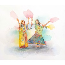 Imtiaz Ali, 14 x 17 Inch, Watercolor On Paper,  Figurative Painting, AC-IMA-033