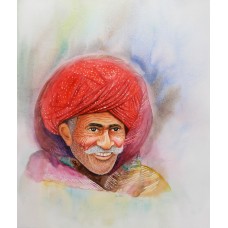 Imtiaz Ali, 16 x 14 Inch, Watercolor On Paper, Figurative Painting, AC-IMA-030