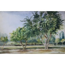 Khilji Naimat, 14 x 21 Inch,  WaterColor on Paper, Landscape Painting, AC-KHN-002