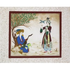 Khushbakht Soomro, Traditional Persian, 10 x 12 Inch, Gouache On Wasli, Miniature Painting, AC-KBS-CEAD-003