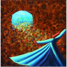 Khusro Subzwari, 12 x 12 Inch, Acrylics on Canvas, Figurative Painting, AC-KS-060