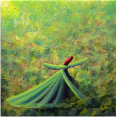 Khusro Subzwari, 12 x 12 Inch, Acrylics on Canvas, Figurative Painting, AC-KS-063