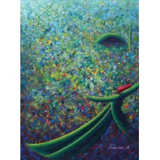 Khusro Subzwari, 12 x 16 Inch, Acrylics on Canvas, Figurative Painting, AC-KS-097