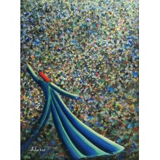 Khusro Subzwari, 12 x 16 Inch, Acrylics on Canvas, Figurative Painting, AC-KS-141