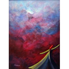 Khusro Subzwari, 18 x 24 Inch, Acrylics on Canvas, Figurative Painting, AC-KS-083