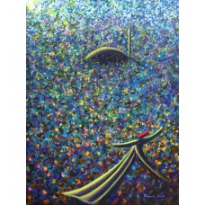 Khusro Subzwari, 18 x 24 Inch, Acrylics on Canvas, Figurative Painting, AC-KS-149