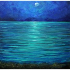 Khusro Subzwari, 24 x 24 Inch, Acrylics on Canvas,Seascape Painting, AC-KS-090