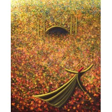 Khusro Subzwari, 24 x 30 Inch, Acrylics on Canvas, Figurative Painting, AC-KS-114