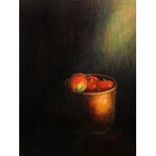 Maqsood Ahmad, 11 x 15 inch, Oil on Board, Still life Painting-AC-MQA-007