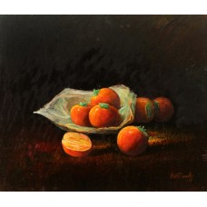 Maqsood Ahmad, 16 x 16 inch, Oil on Board, Still life Painting-AC-MQA-008