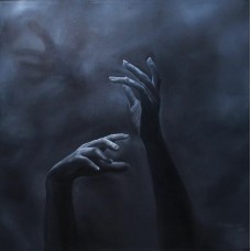 Maryam Inam, Grief, 36 x 36 Inch, Oil on Canvas, Figurative Painting, AC-MRIN-001