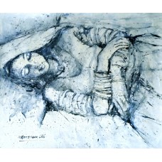 Moazzam Ali, 20 x 24 Inch, Water Color on Paper, Figurative Painting, AC-MOZ-037