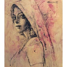 Moazzam Ali, 20 x 24 Inch, Watercolor on Paper, Figurative Painting, AC-MOZ-052