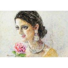 Moazzam Ali, 29 x 42 Inch, Watercolor on Paper, Figurative Painting, AC-MOZ-067