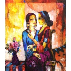 Janisar Ali, 30 x 40 Inch, Acrylic On Canvas, Figurative Painting,  AC-NAL-053