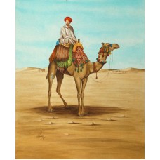 S. A. Noory, 12 x 15 Inch, Water color on Paper, Figurative Painting, AC-SAN-060