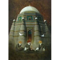 S. A. Noory, Tomb of Shah Rukn-e-Alam I , 20 x 28 Inch, Watercolor on Paper, AC-SAN-003