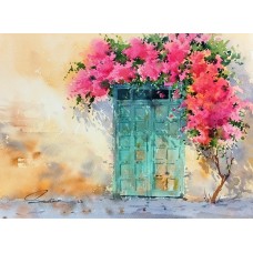 Sadia Arif, 11 x 15 Inch, Watercolor on Paper, Cityscape Painting, AC-SAD-038