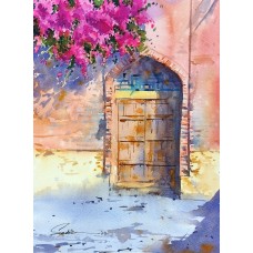 Sadia Arif, 11 x 15 Inch, Watercolor on Paper, Cityscape Painting, AC-SAD-040